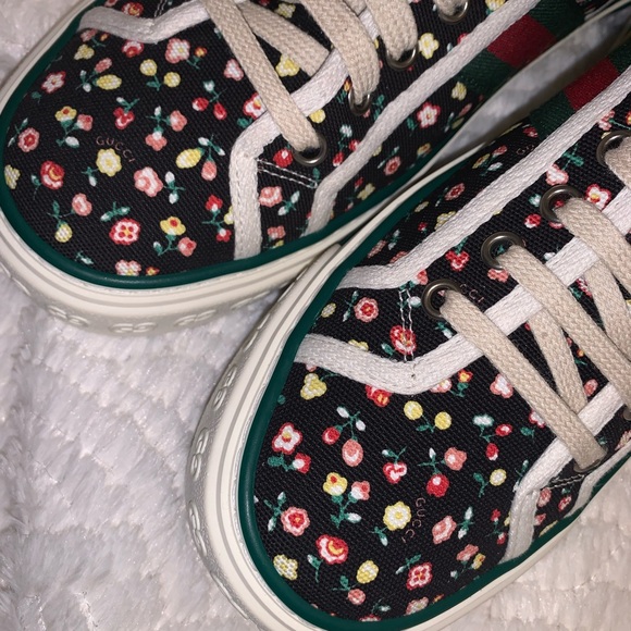 GUCCI SEPANG HOLLY PRINT SNEAKERS - Picture 4 of 7